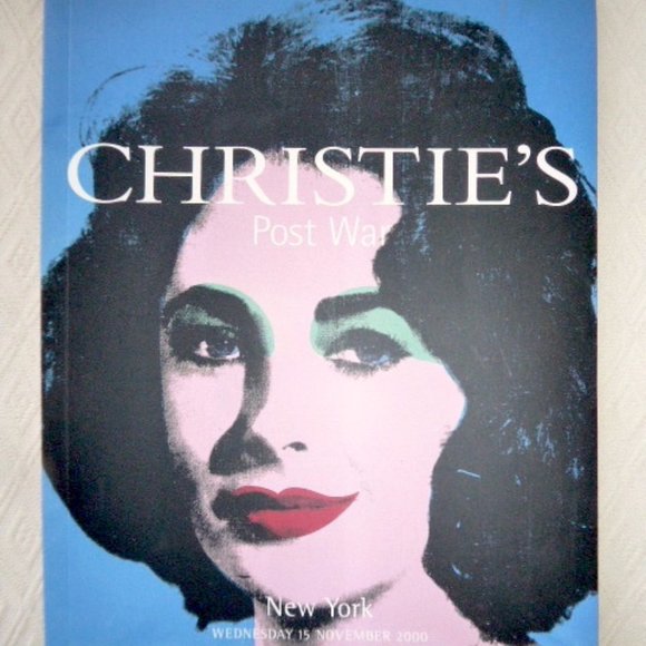 CHRISTIES POST WAR CATALOGUE November 2000 Andy Warhol Elizabeth Taylor Kelly - Picture 1 of 8